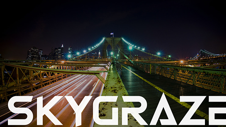 Skygraze Font