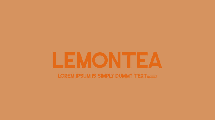 Lemontea Font