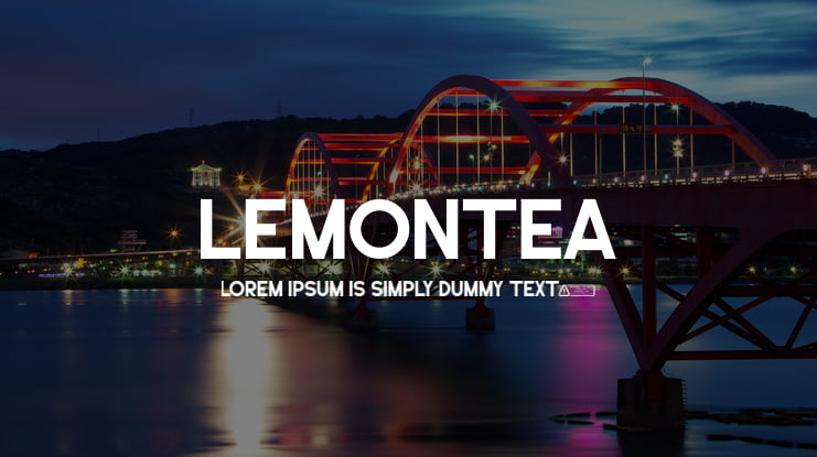 Lemontea Font