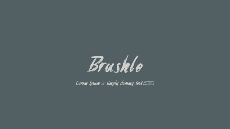 Brushle Font