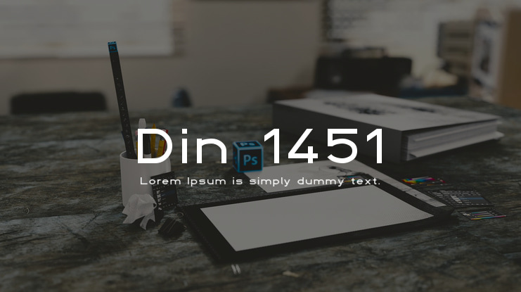 Din 1451 Font