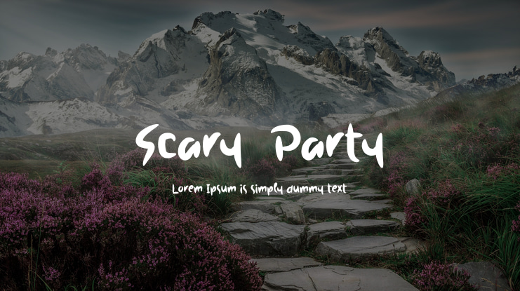 Scary  Party Font