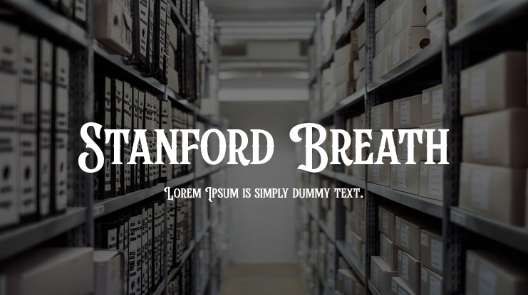 Stanford Breath Font