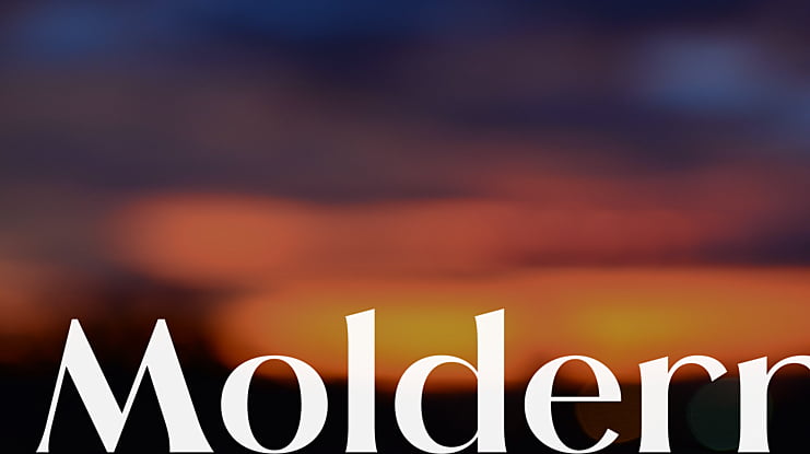 Moldern Font
