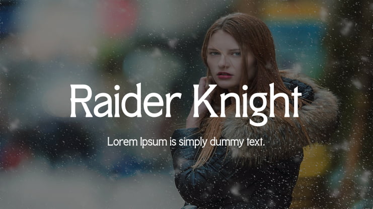 Raider Knight Font