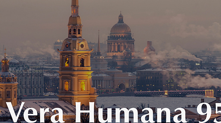 Vera Humana 95 Font Family