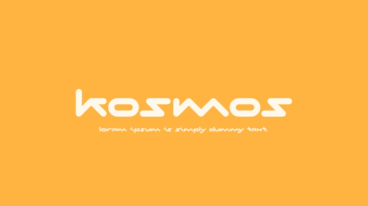 Kosmos Font