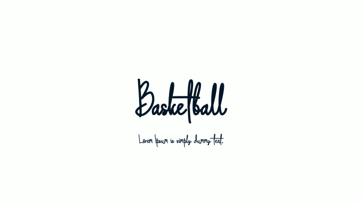 Basketball Font