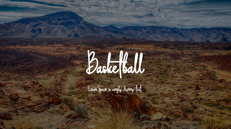 Basketball Font