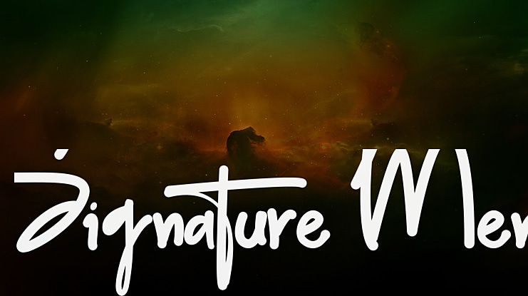 Signature Men Font