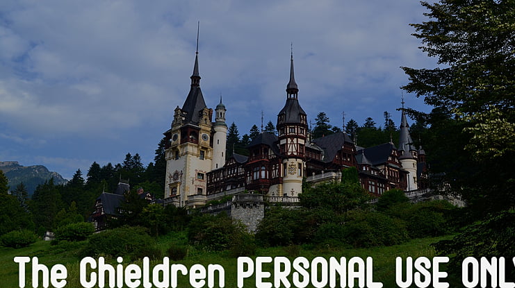 The Chieldren PERSONAL USE ONLY Font