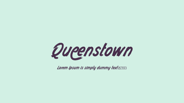 Queenstown Font