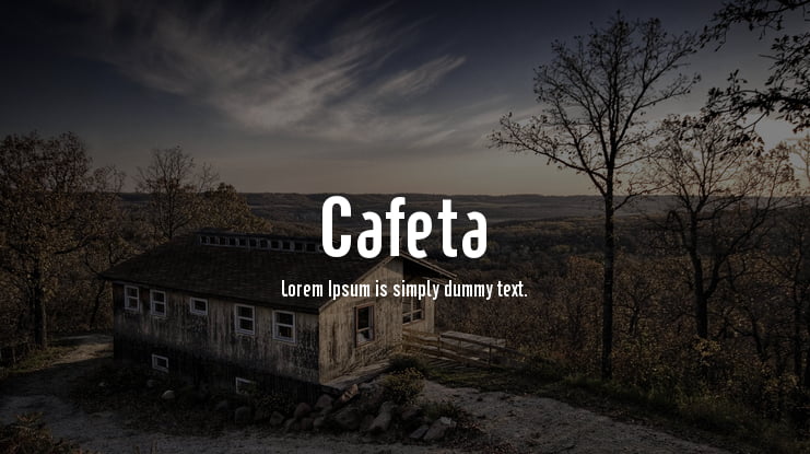 Cafeta Font
