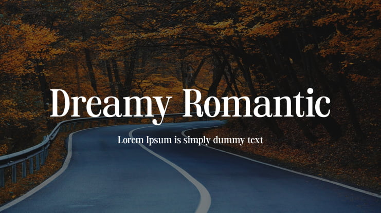 Dreamy Romantic Font