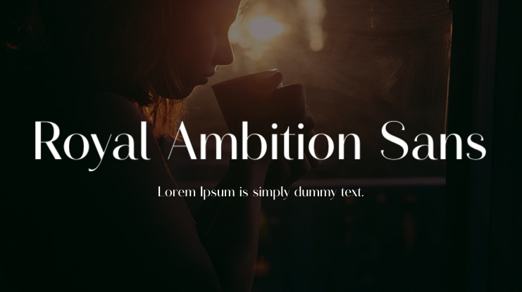 Royal Ambition Sans Font Family