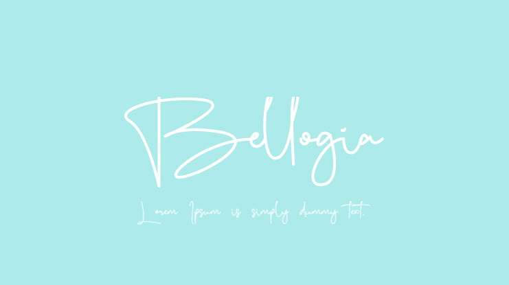 Bellogia Font