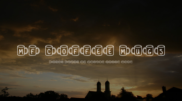 MF Coffee Mugs Font Family