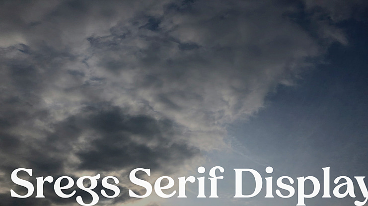 Sregs Serif Display Font