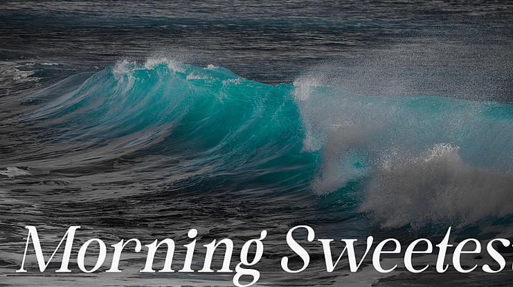 Morning Sweetest Font