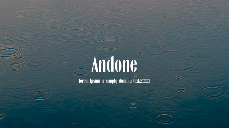 Andone Font