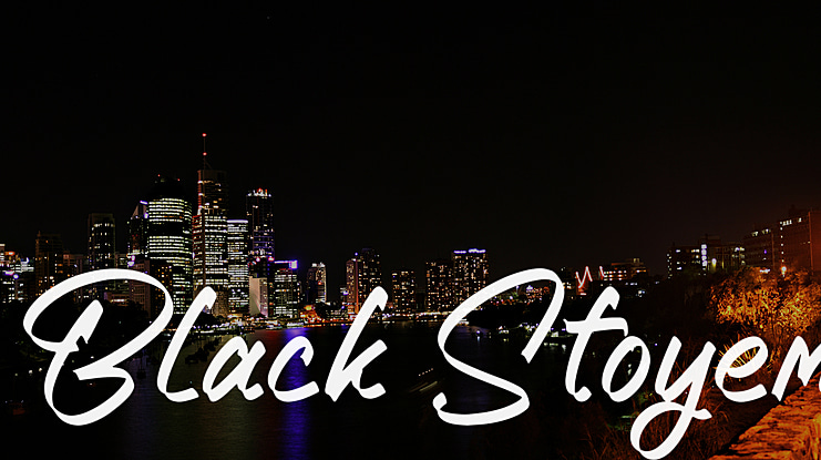 Black Stoyem Font