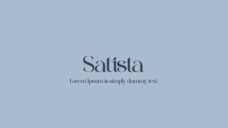 Satista Font