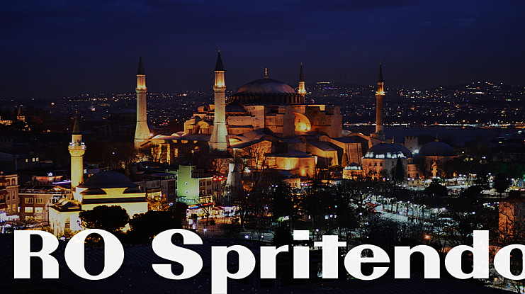 RO Spritendo Font
