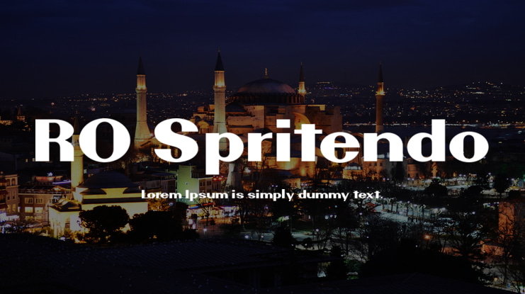 RO Spritendo Font