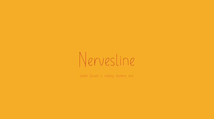 Nervesline Font