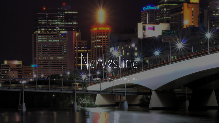 Nervesline Font