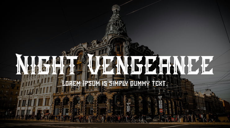 Night Vengeance Font