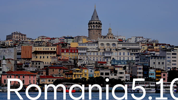 Romania5.10 Font Family