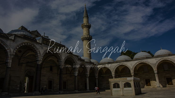 Rumah Singgah Font