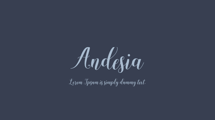 Andesia Font