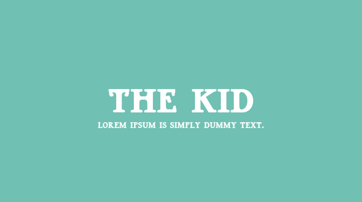 The Kid Font