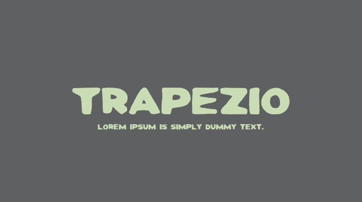 Trapezio Font