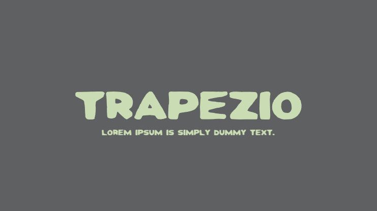 Trapezio Font