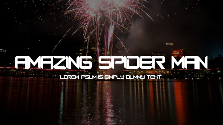 Amazing Spider Man Font Family