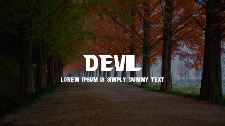 DEVIL Font