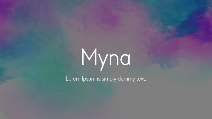 Myna Font Family