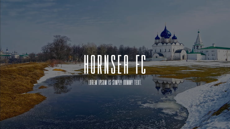 HORNSEA FC Font Family