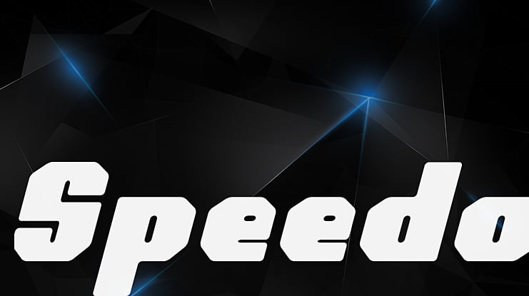 Speedo Font