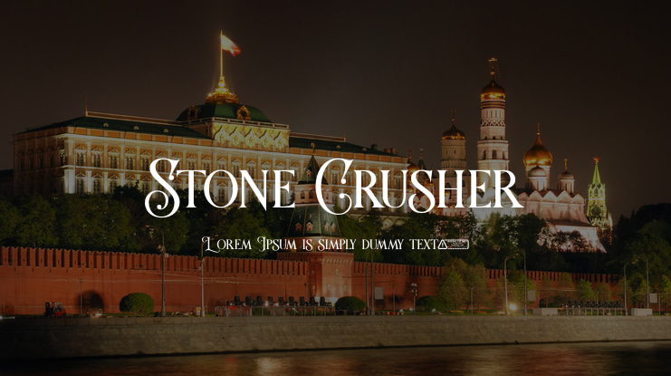 Stone Crusher Font
