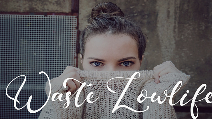 Waste Lowlife Font