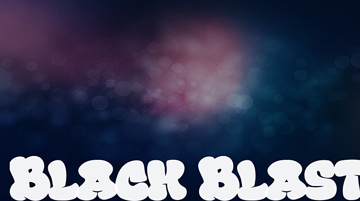 Black Blast Font