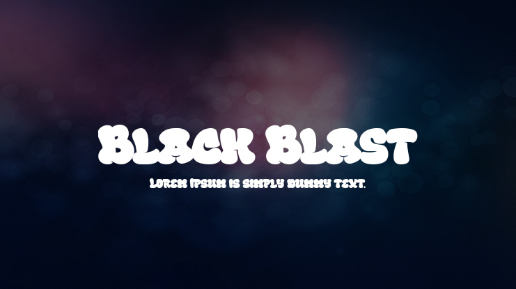 Black Blast Font