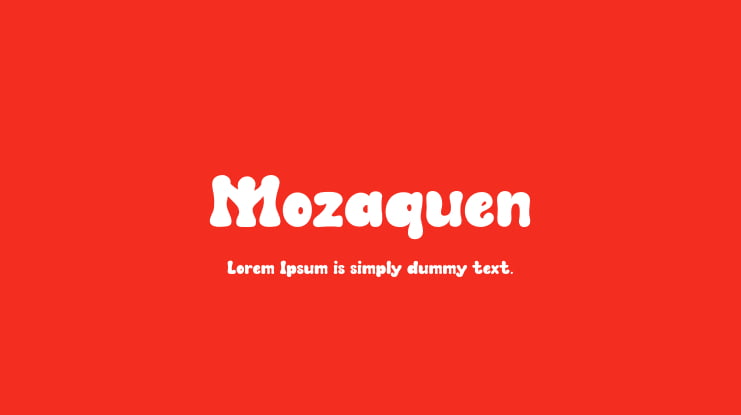 Mozaquen Font