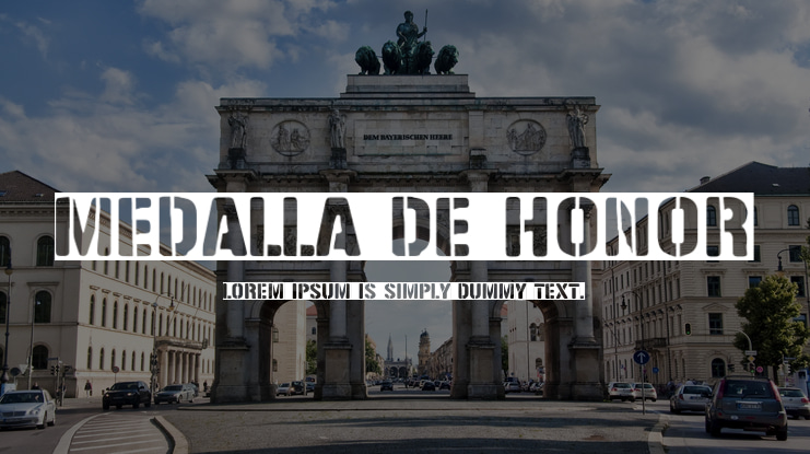 Medalla de Honor Font