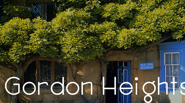 Gordon Heights Font