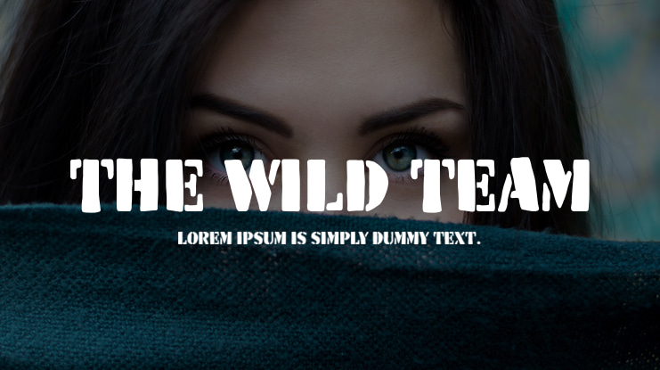 The Wild Team Font